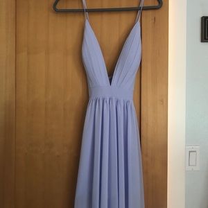 Chiffon Periwinkle A-line Maxi dress (BRAND NEW)
